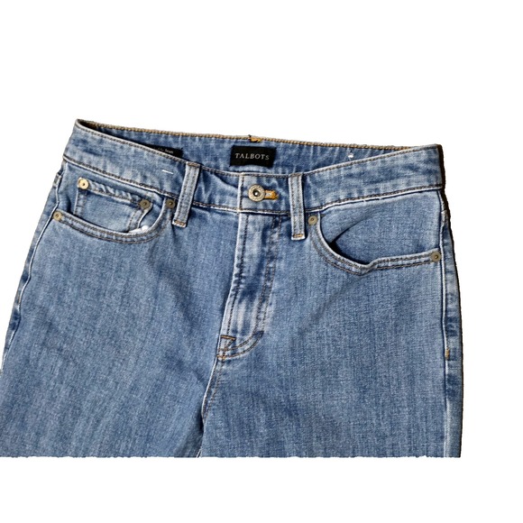 Talbots Women's 2‎ Modern Ankle Blue  Jeans High Rise 001 - Picture 3 of 13